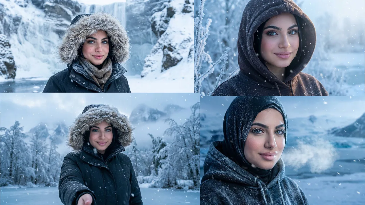 كيفية إنشاء صور شتوية سينمائية مذهلة باستخدام برومبتات الذكاء الاصطناعي