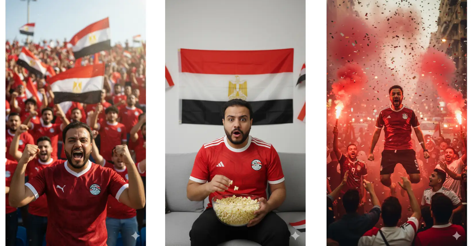 اصنع صور منتخب مصر بطريقة مبتكرة وممتعة بسهولة