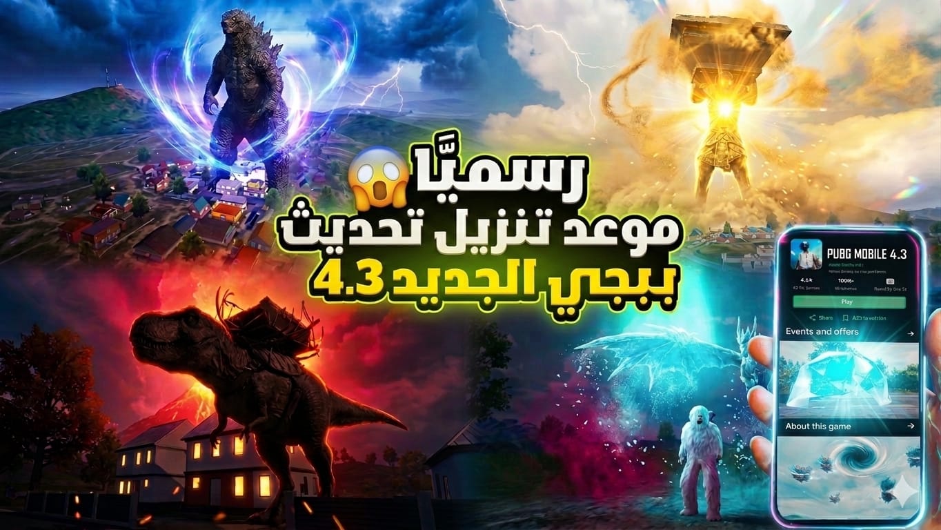 التحديث الجديد الآن ببجي موبايل 4.3 مع المميزات الجديدة