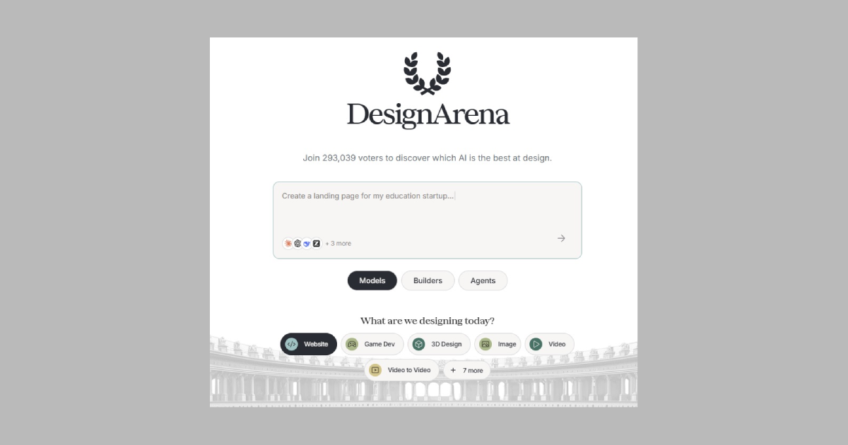 موقع Design Arena: أقوى منصة لتوليد الصور والفيديوهات والتطبيقات والألعاب بالذكاء الاصطناعي
