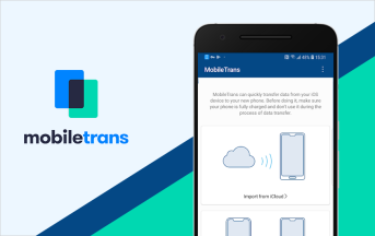 Background تطبيق MobileTrans: Data Transfer – انقل بياناتك بين الهواتف بسهولة وأمان 